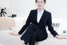 BoBoSocks袜啵啵 No.758 香菜-高跟凉鞋、薄肉丝、裸足、ol制服裤里丝-妹子图