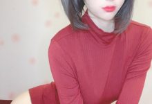 西园寺南歌 – NO.057 红色毛衣-妹子图