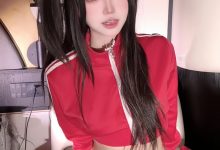 柒柒要乖哦 – NO.095 红色体操服-妹子图