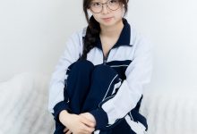 物恋传媒 No.2791 萌萌-板鞋、白棉袜、薄肉丝、校服裤里丝-妹子图