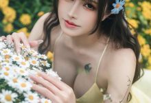 鹿八岁baby – NO.143 黄色连衣裙-妹子图