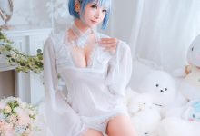 源纱希喵喵喵 – NO.042 恰巴耶夫睡衣-妹子图