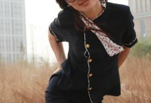 [王朝贵足]0073 外景套图 宣萱酒店领班OL制服黑丝旷野系列B-妹子图